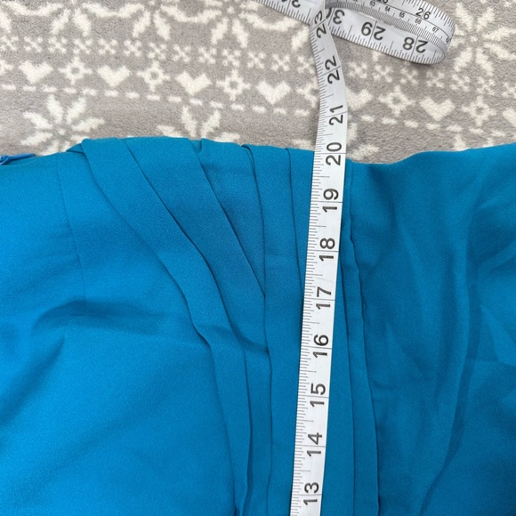 NWT City Chic True Love‎ Dress In Peacock Blue Size M/18 Evening Dress - Picture 14 of 15